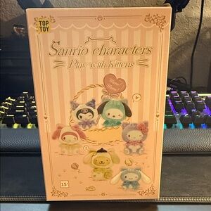 Sanrio Playful Kittens Set - Pink and Blue